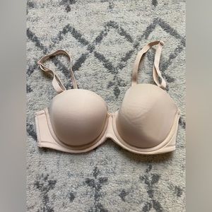 Nude Wacoal Strapless Full Busted Underwire Bra